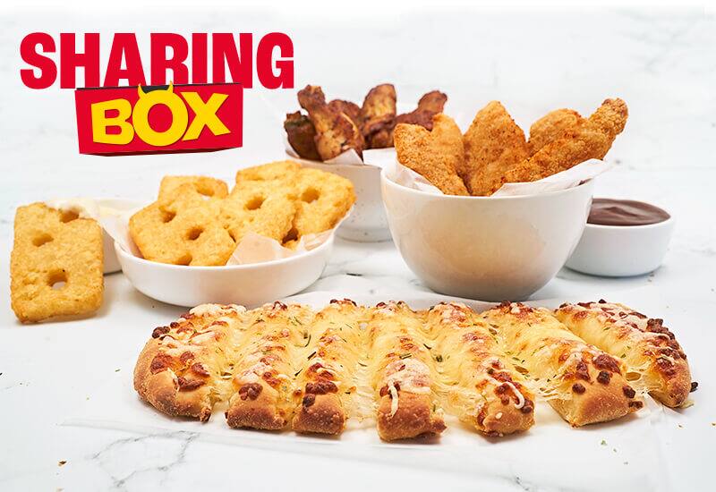 Sharing Box Domino's Pizza