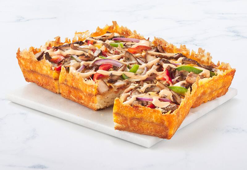 Detroit Pan Pizza Chicken Kebab