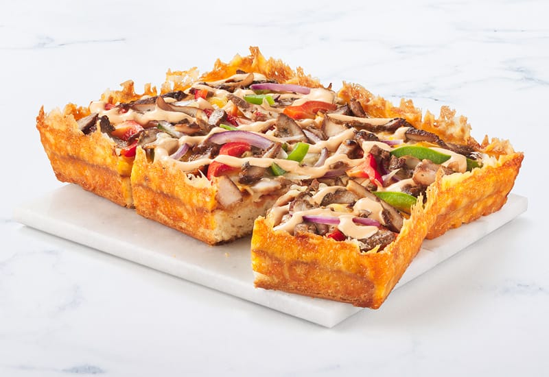 Detroit Pan Pizza Chicken Kebab