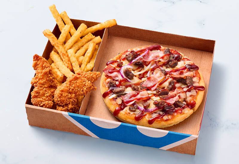 Mini Pizza BBQ Grill + 2 bijgerechten