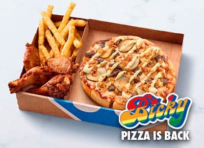 Mini Pizza Bicky Original + 2 sides