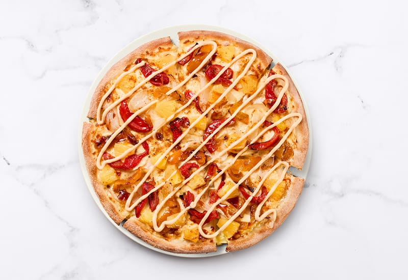 Pizza BBQ Grilled Veggi