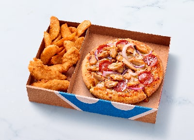 Maple Chicken my domino's box
